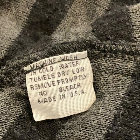 Dressed to Kill Striped Black Sweater.  One size fits most. - Picture 7 of 7